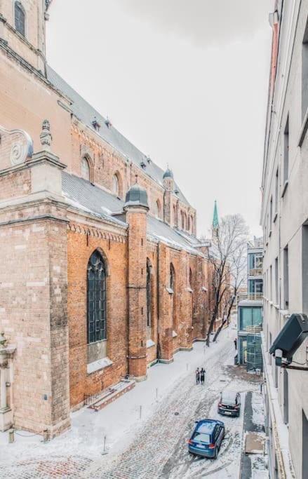Old Town Apartment Next To Saint Peter'S Church 里加 外观 照片